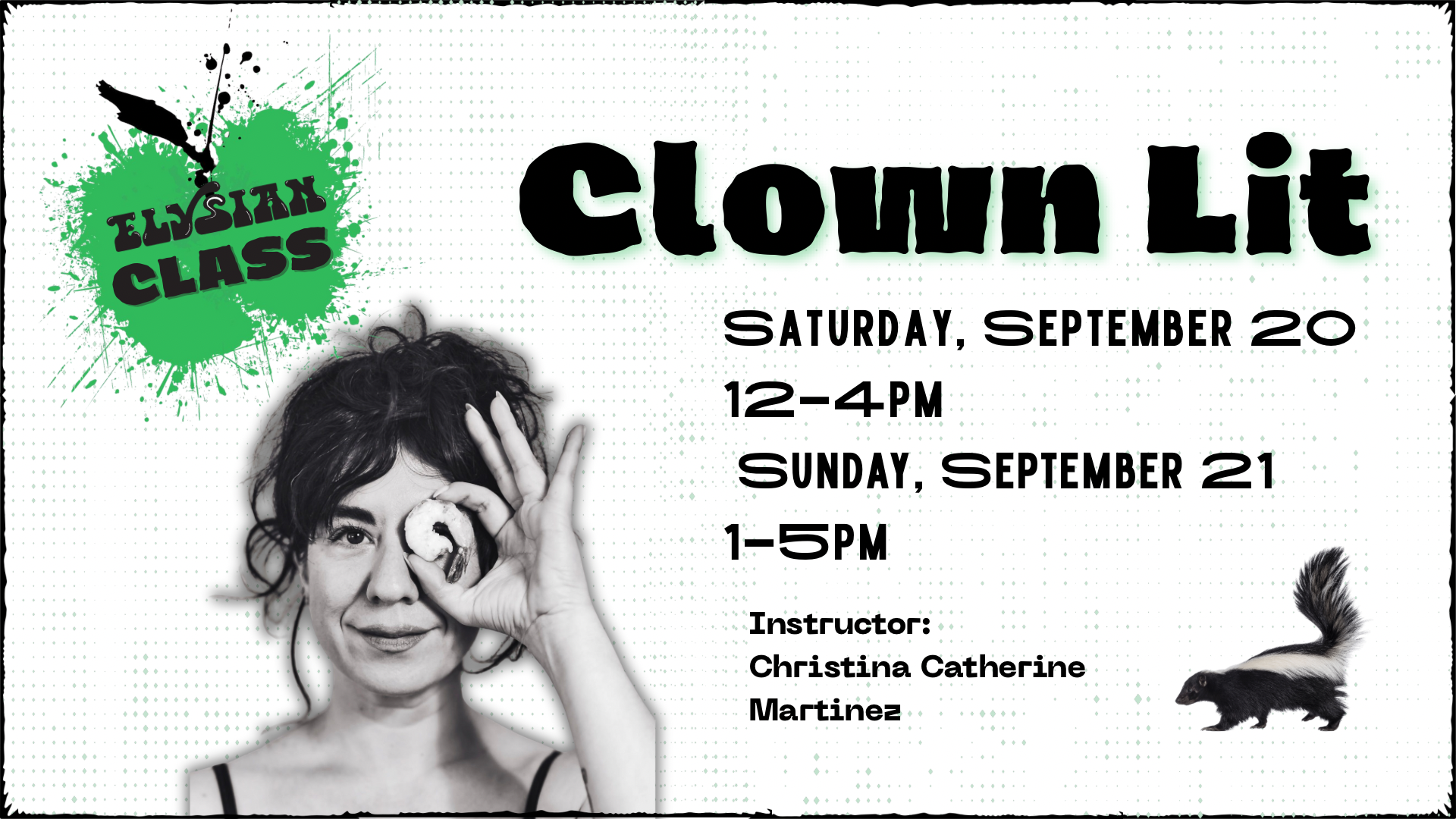 Elysian Class: Clown Lit (2-Day)