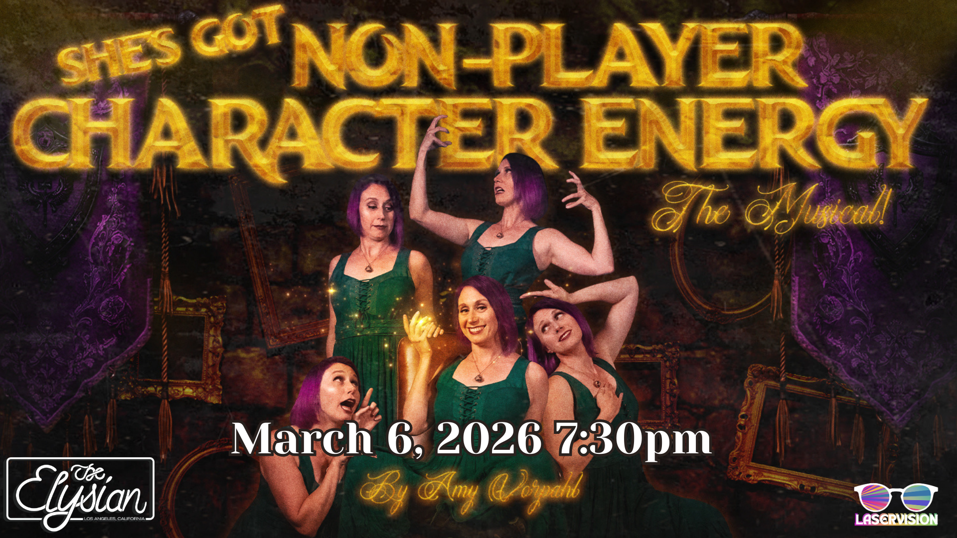 She's got NPC Energy: an original D&amp;D musical by Amy Vorpahl (In-Person &amp; Livestream)