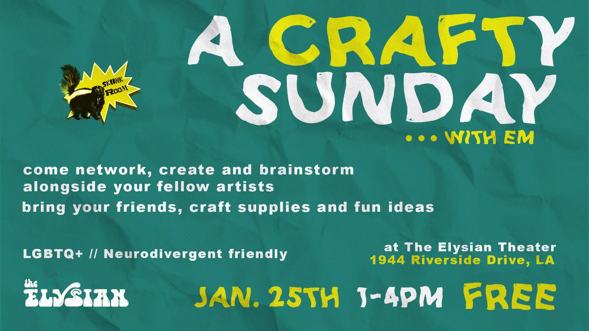 A Crafty Sunday (Skunk Room) 