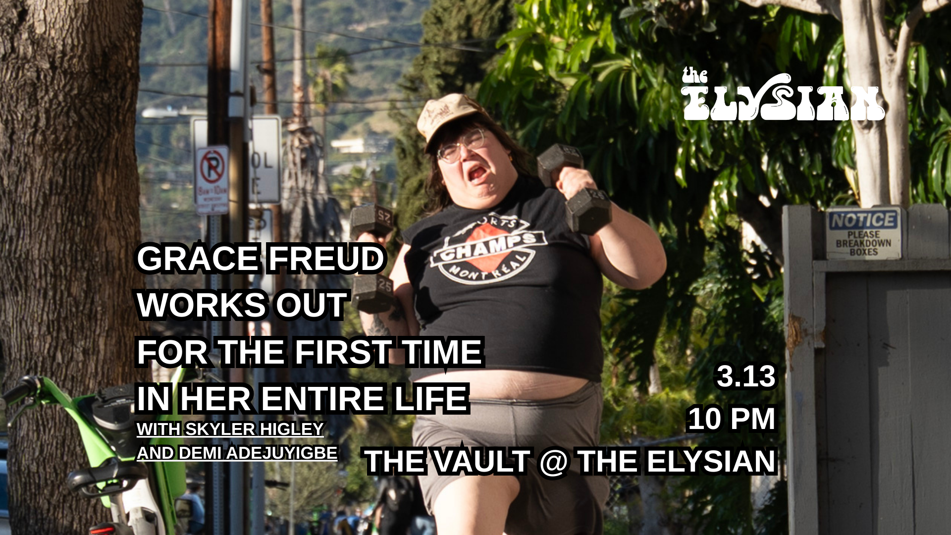 GRACE FREUD WORKS OUT FOR THE FIRST TIME IN HER ENTIRE LIFE (The Vault)