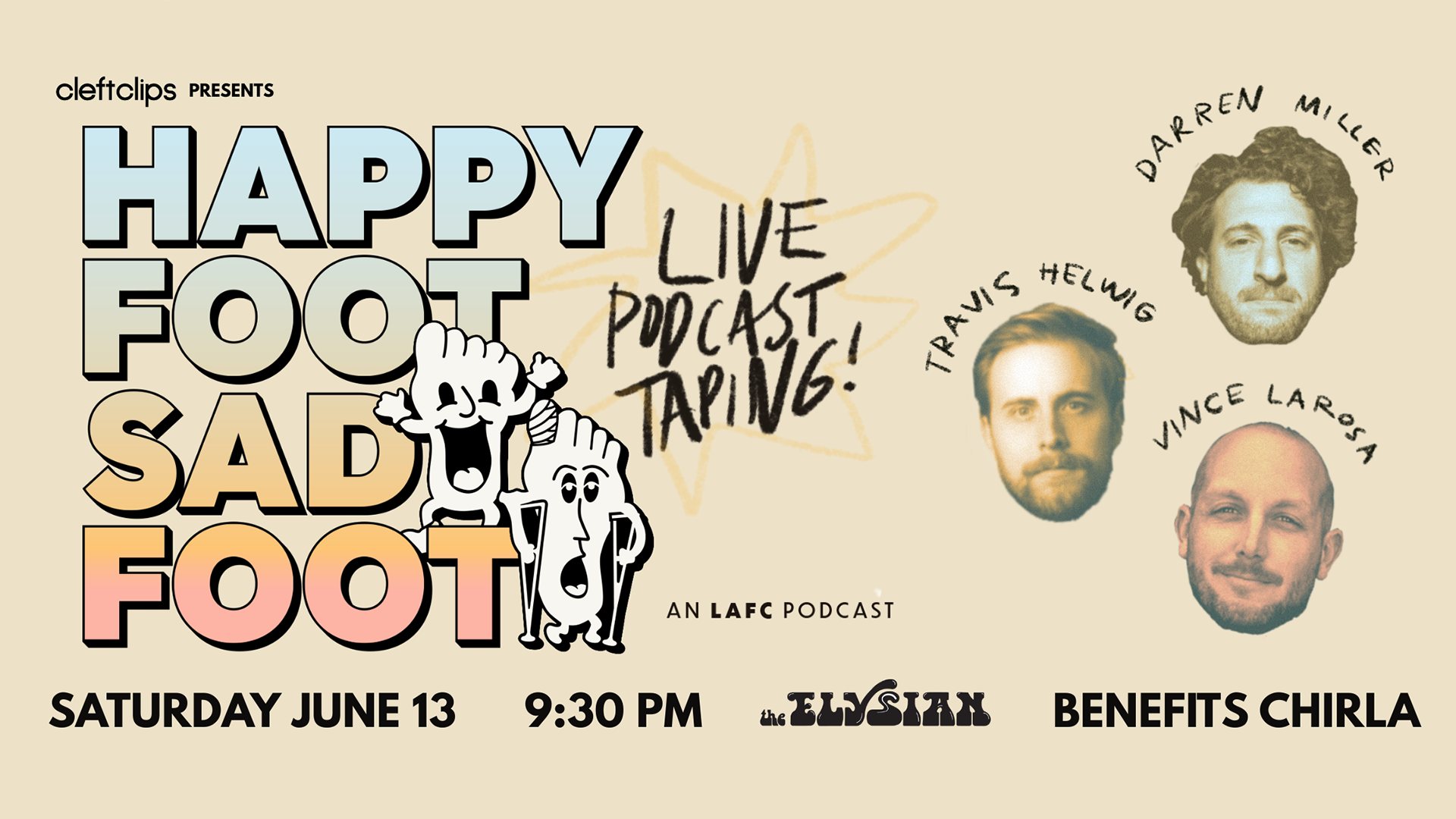 Happy Foot Sad Foot: Live Podcast Taping