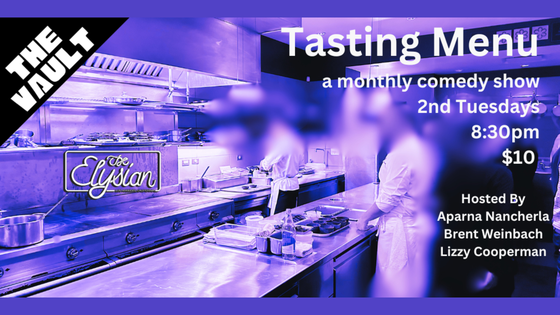 Tasting Menu Comedy (The Vault)