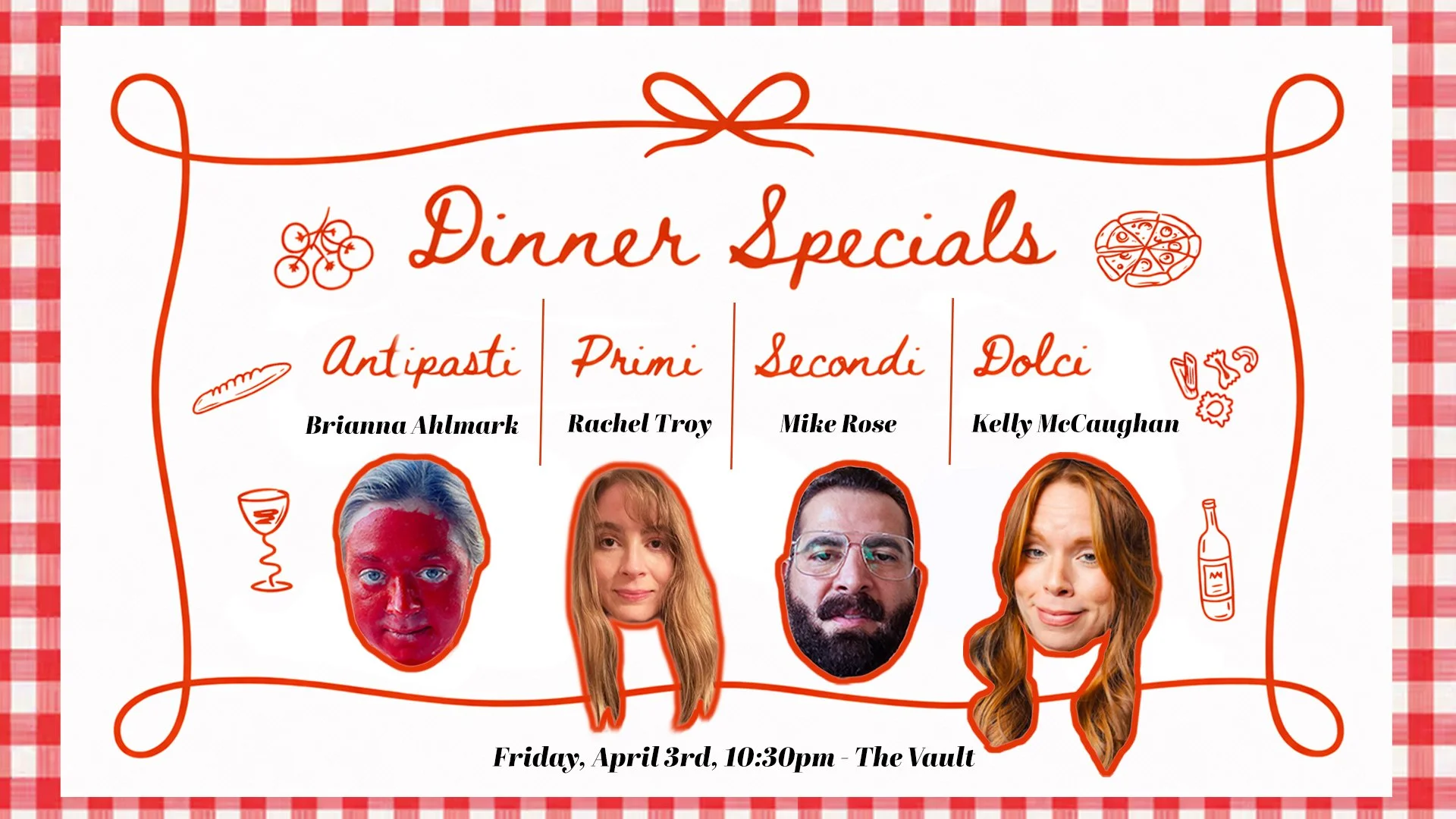 Dinner Specials (The Vault)