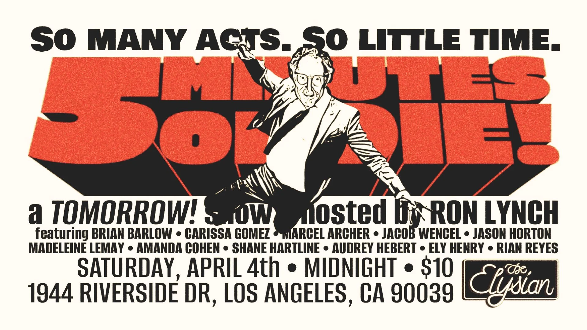 Tomorrow! w/ Ron Lynch 