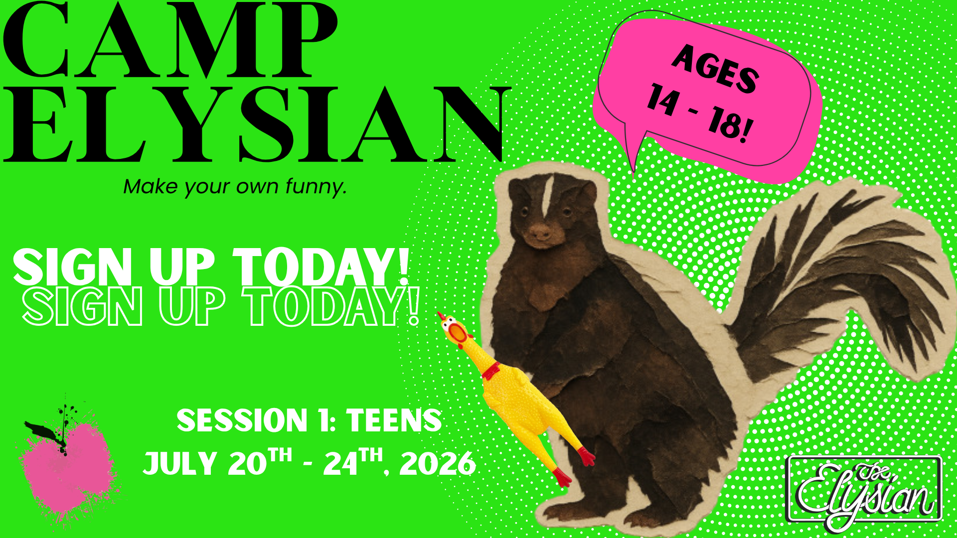 Camp Elysian - Teens (1 WEEK)