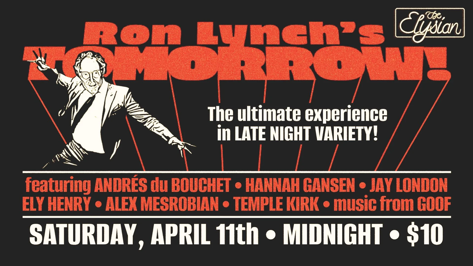 Tomorrow! w/ Ron Lynch