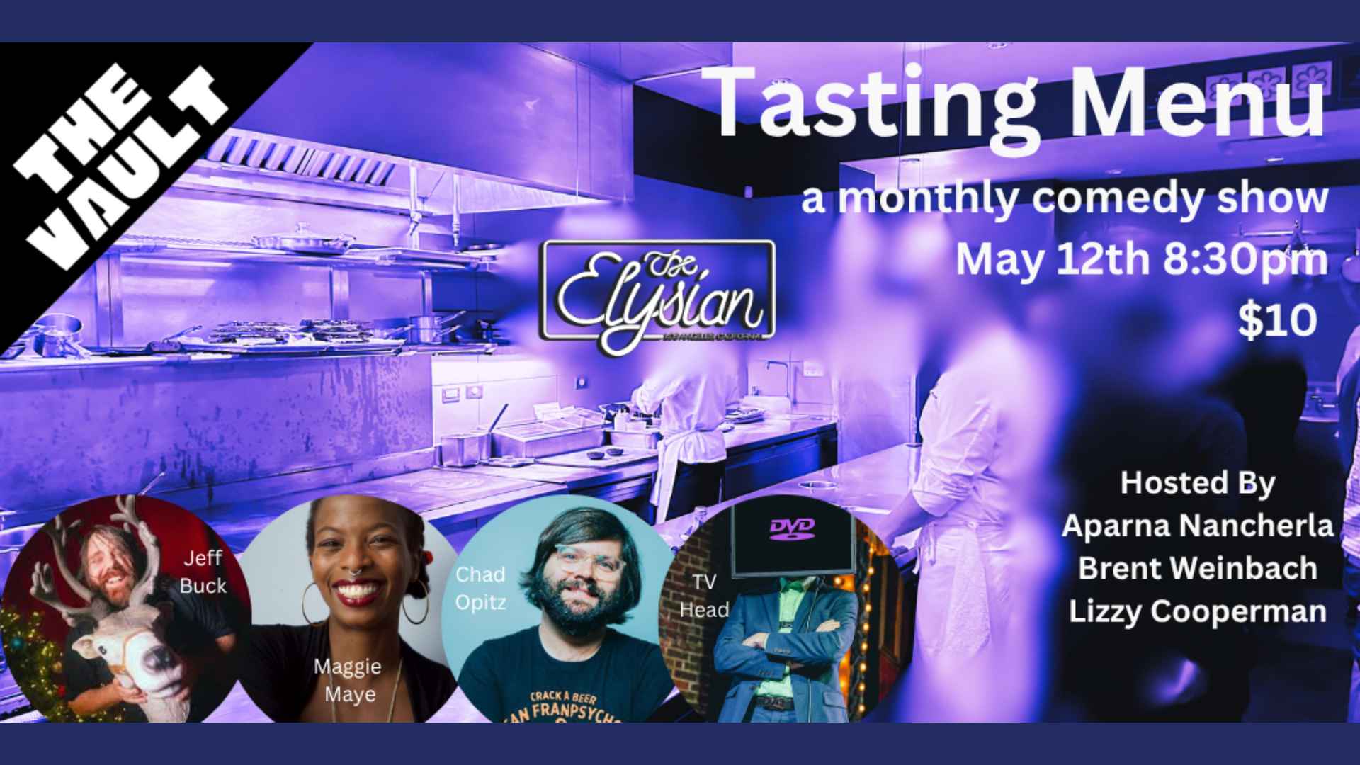 Tasting Menu Comedy (The Vault) 