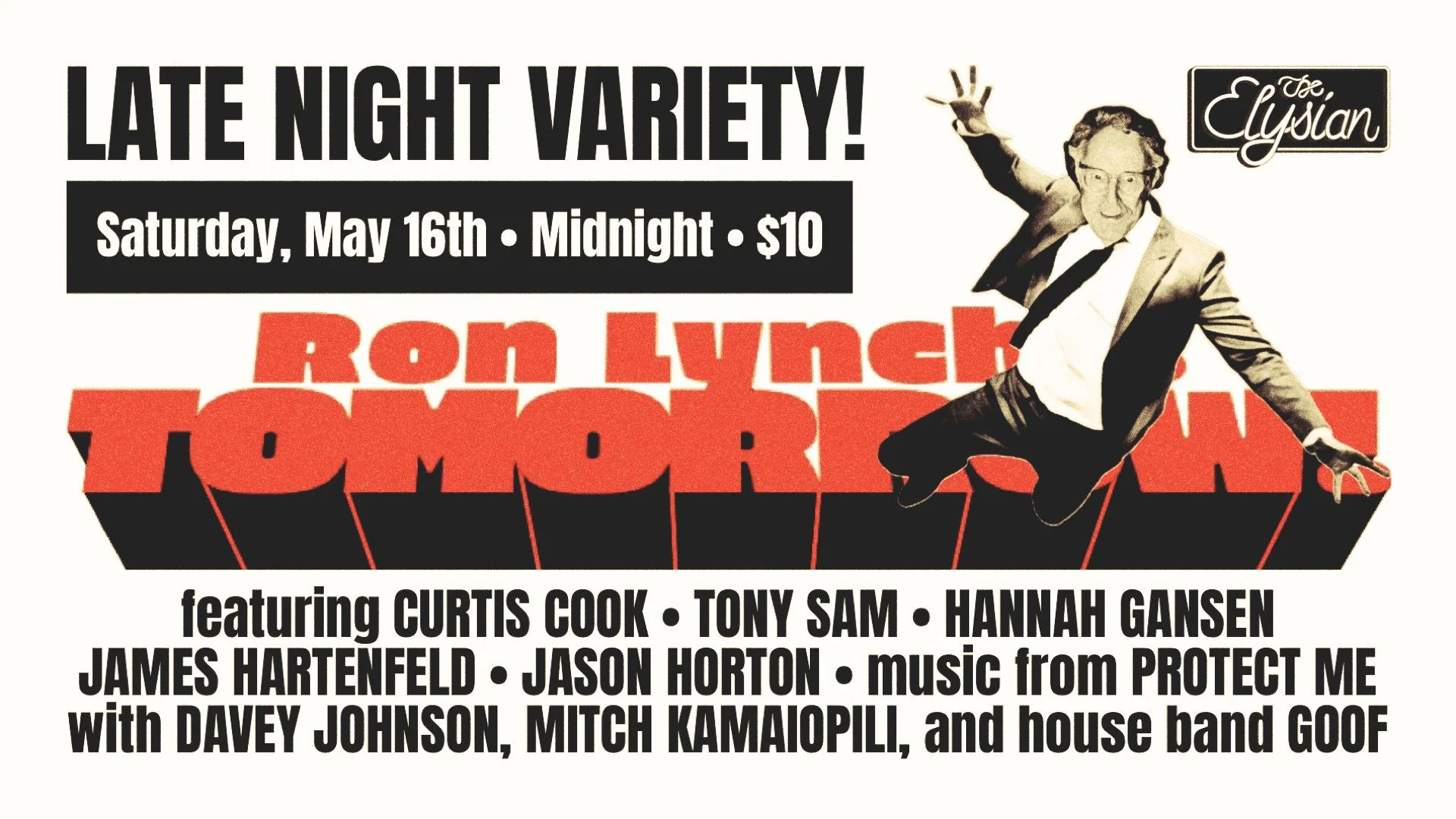 Tomorrow! w/ Ron Lynch