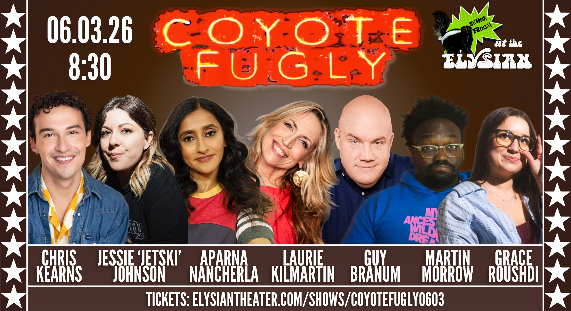 Coyote Fugly: A Stand-up Hoedown (Skunk Room)