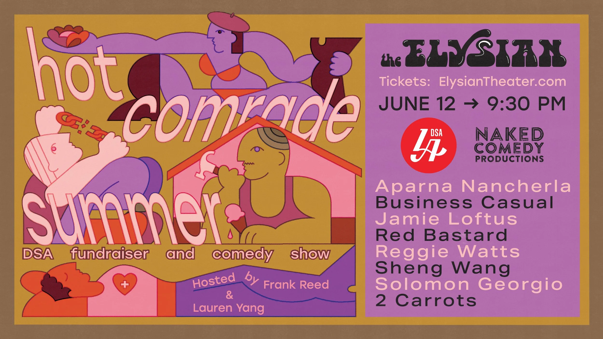 Hot Comrade Summer: DSA Fundraiser and Comedy Show