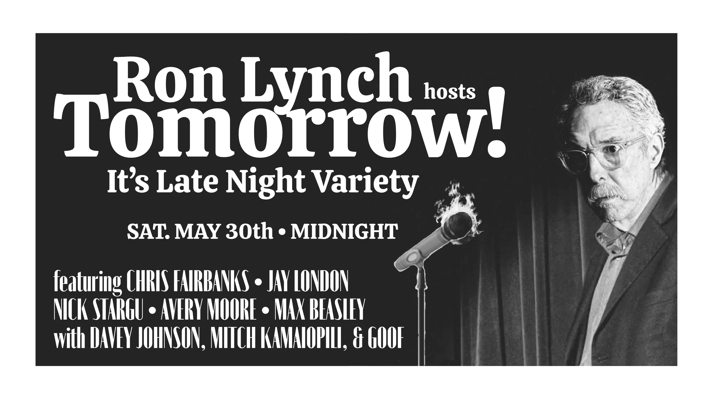Tomorrow! w/ Ron Lynch