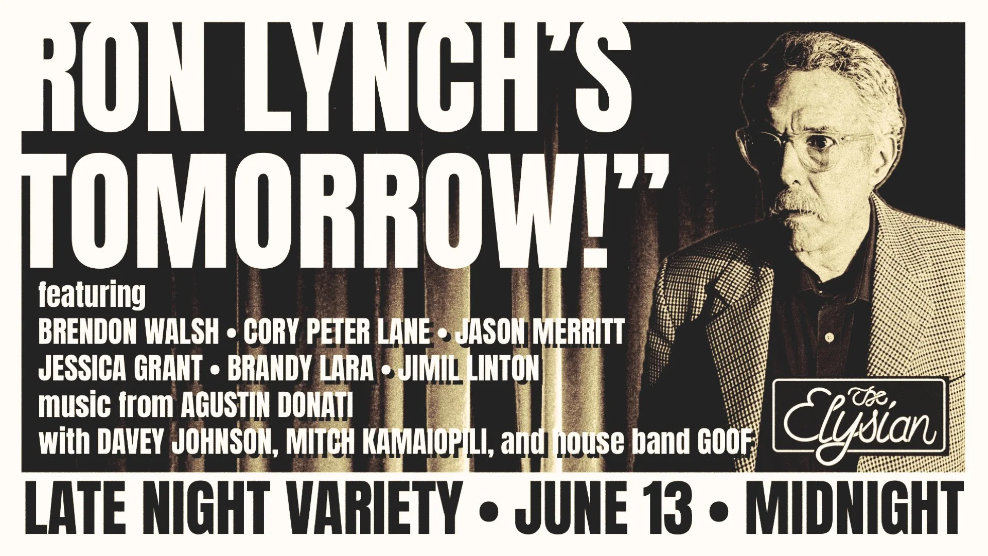 Tomorrow! w/ Ron Lynch