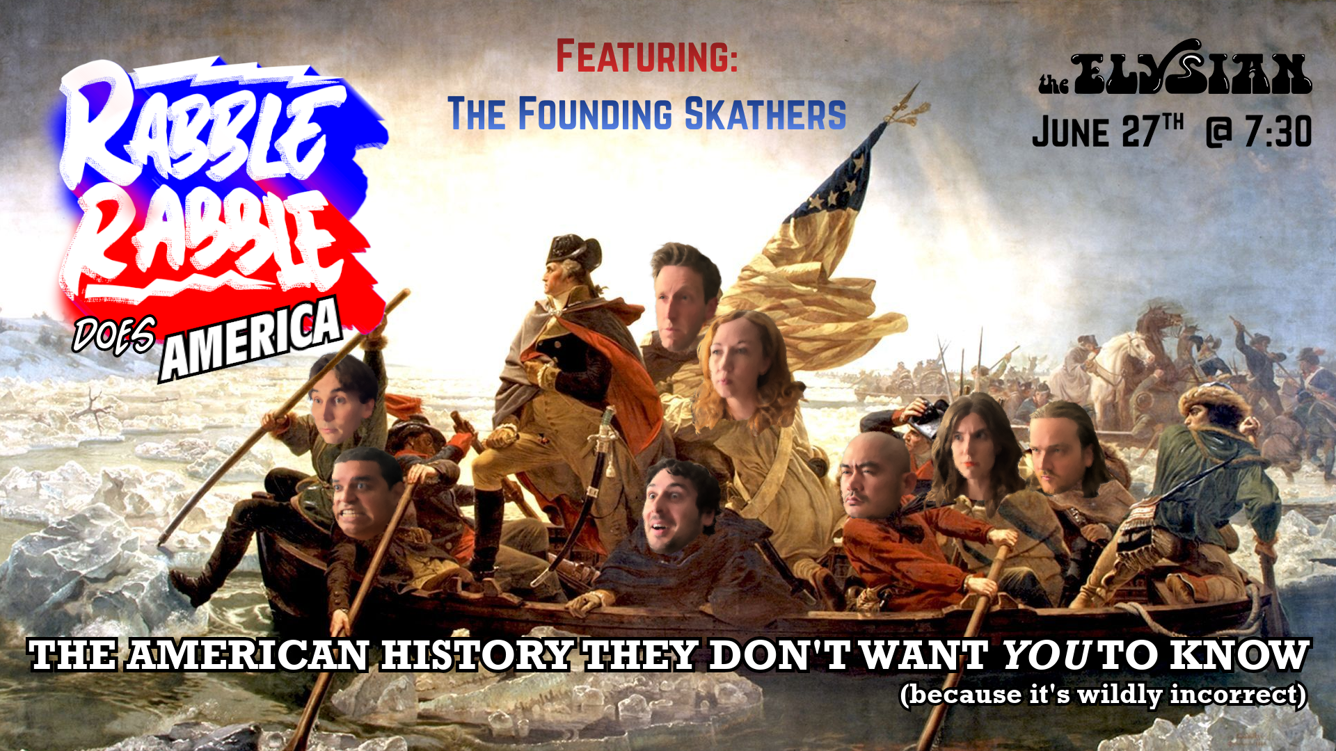 RABBLE RABBLE DOES AMERICA (A SKETCH SHOW)