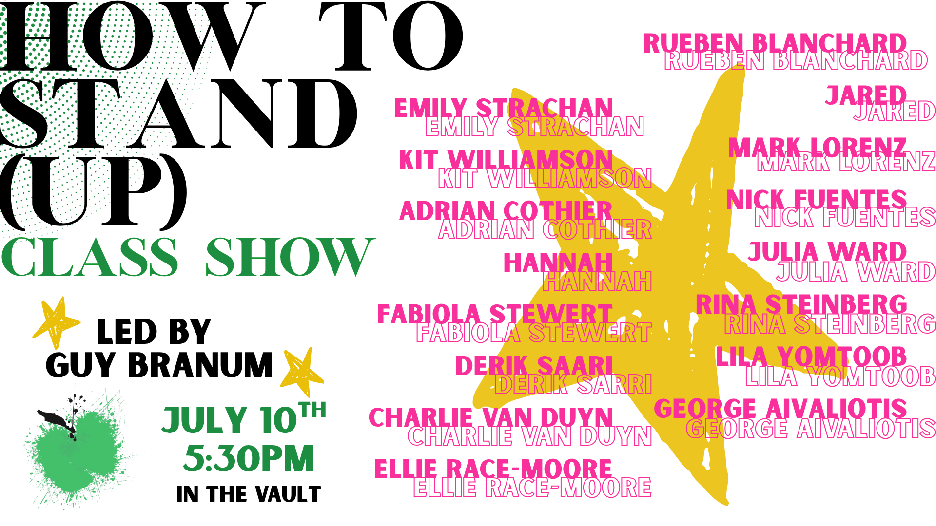 How To Stand (Up) (The Vault) 