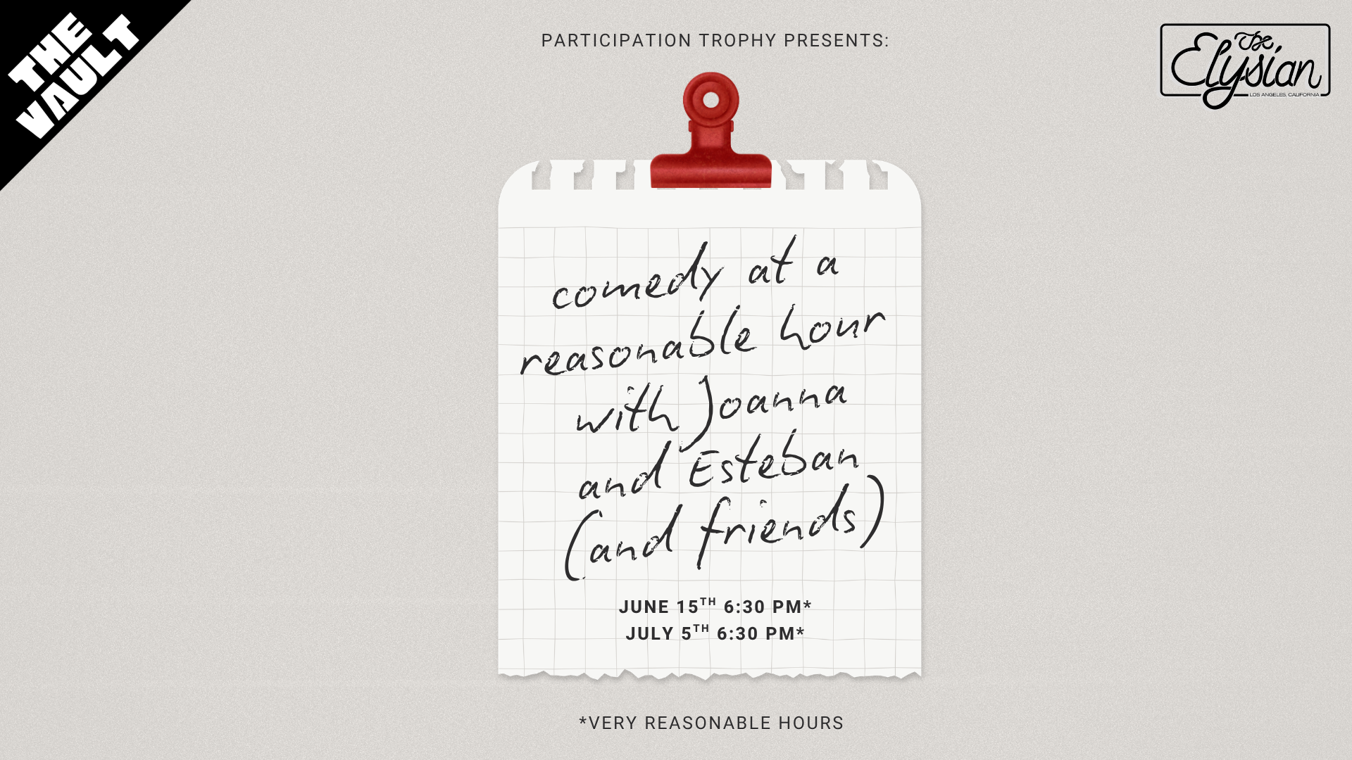 Participation Trophy (The Vault)