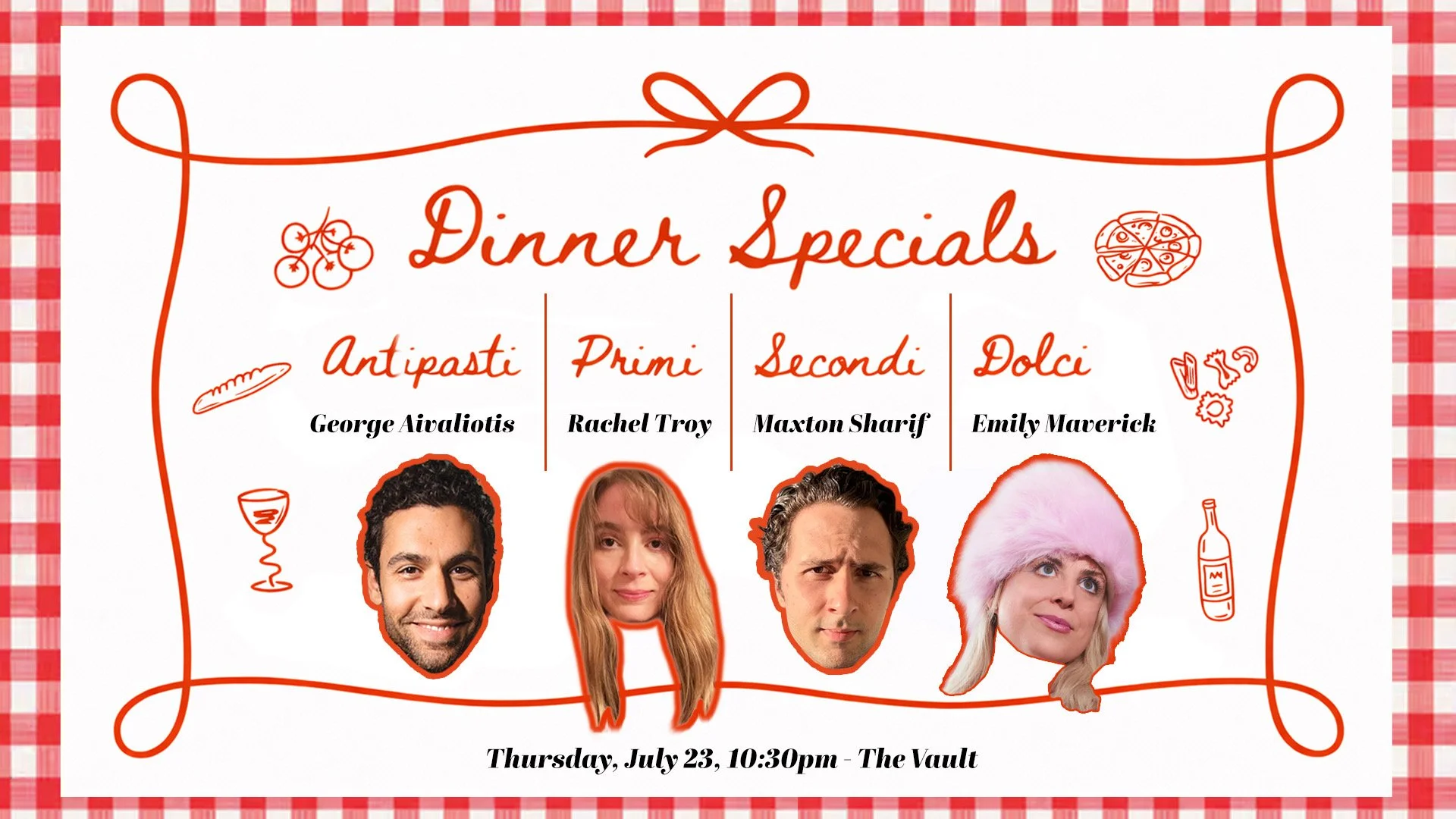 Dinner Specials (The Vault)