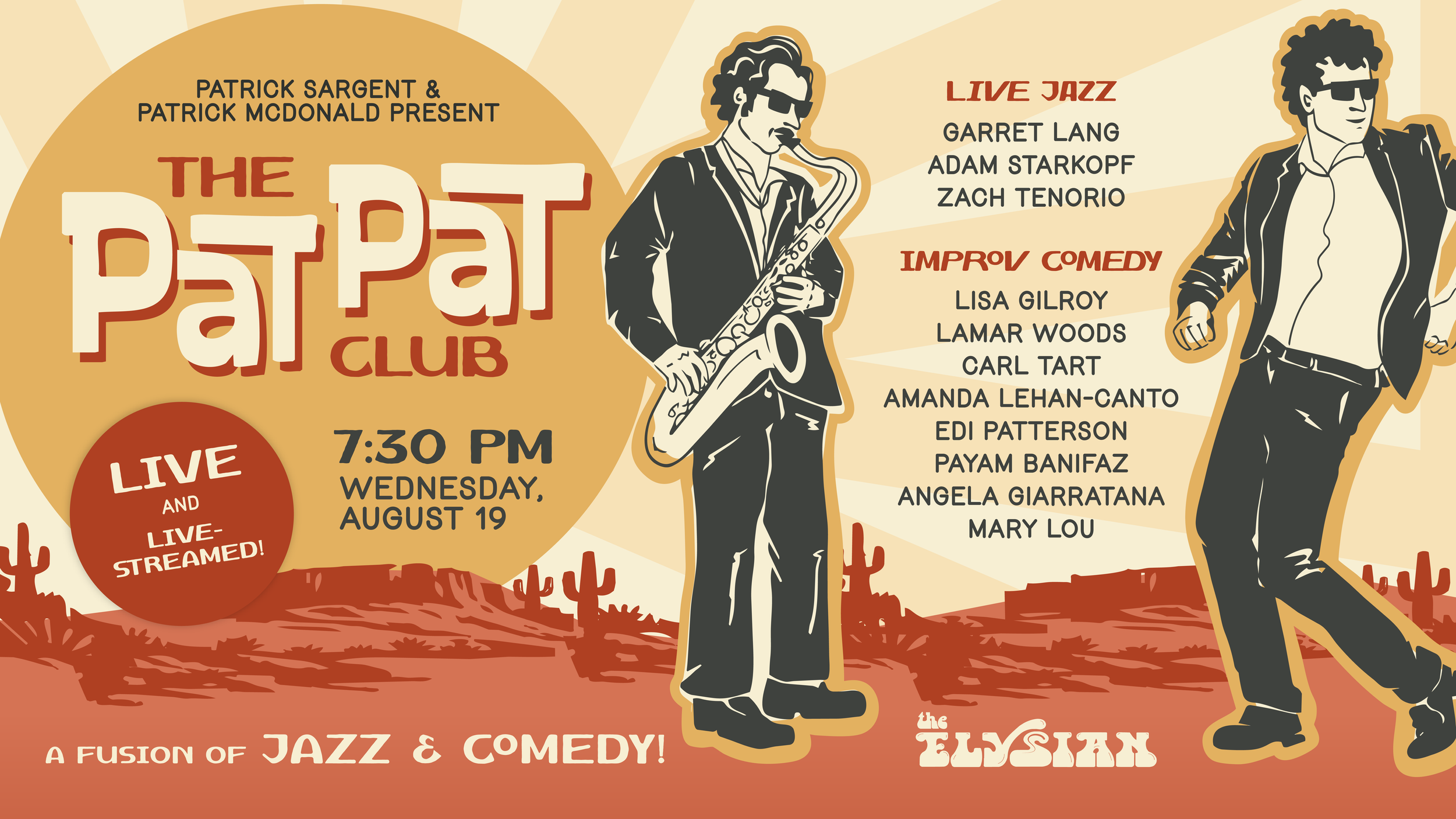 The Pat Pat Club (IN-PERSON &amp; LIVESTREAM)