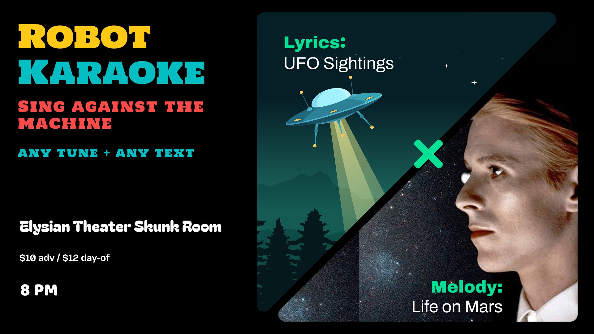 Robot Karaoke: Sing Against The Machine (Skunk Room)