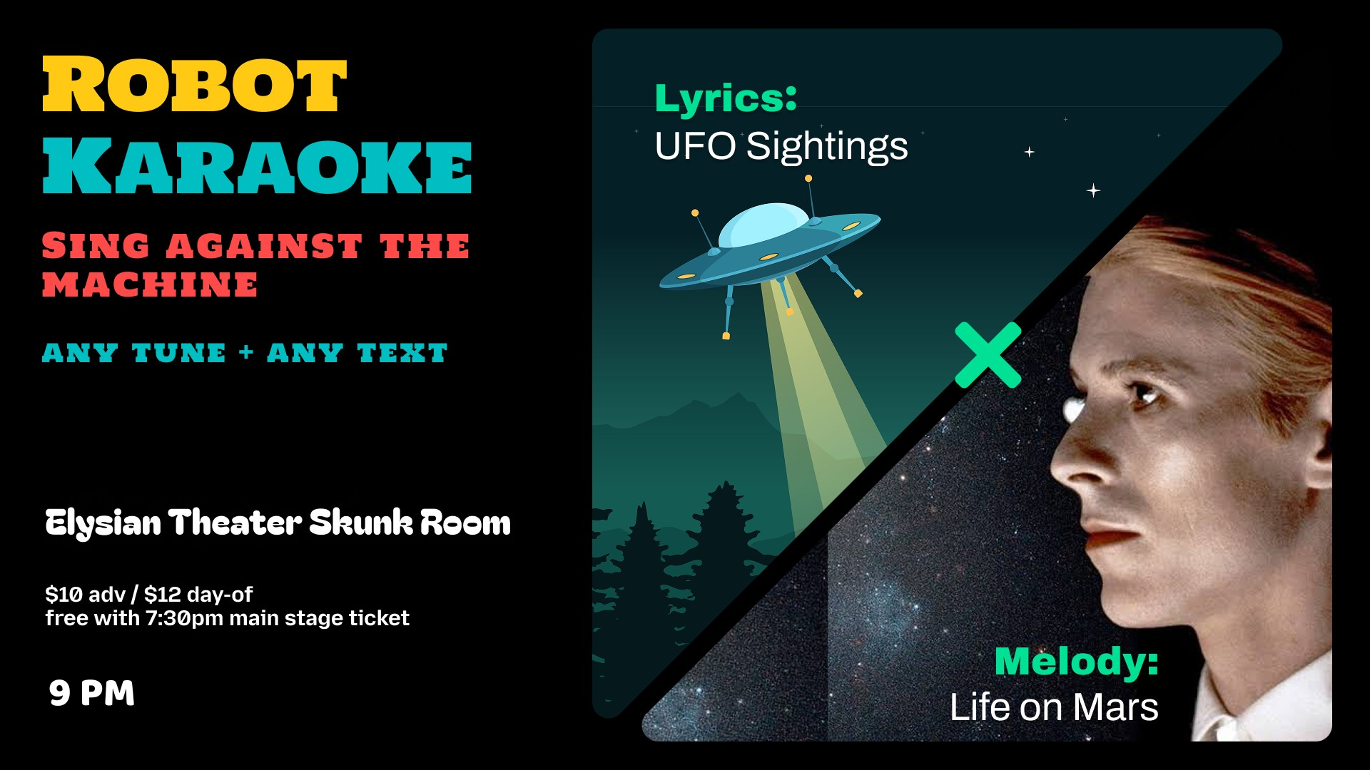 Robot Karaoke: Sing Against The Machine (Skunk Room)