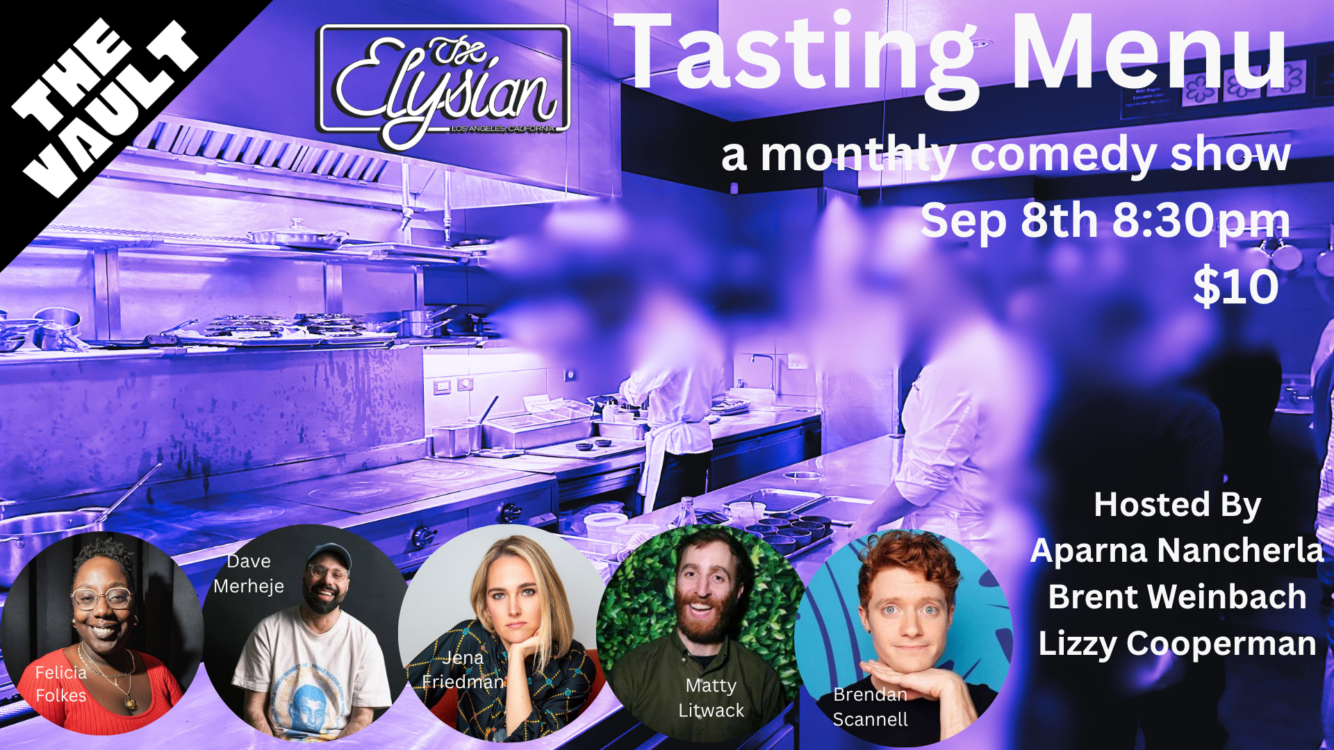 Tasting Menu Comedy (The Vault)
