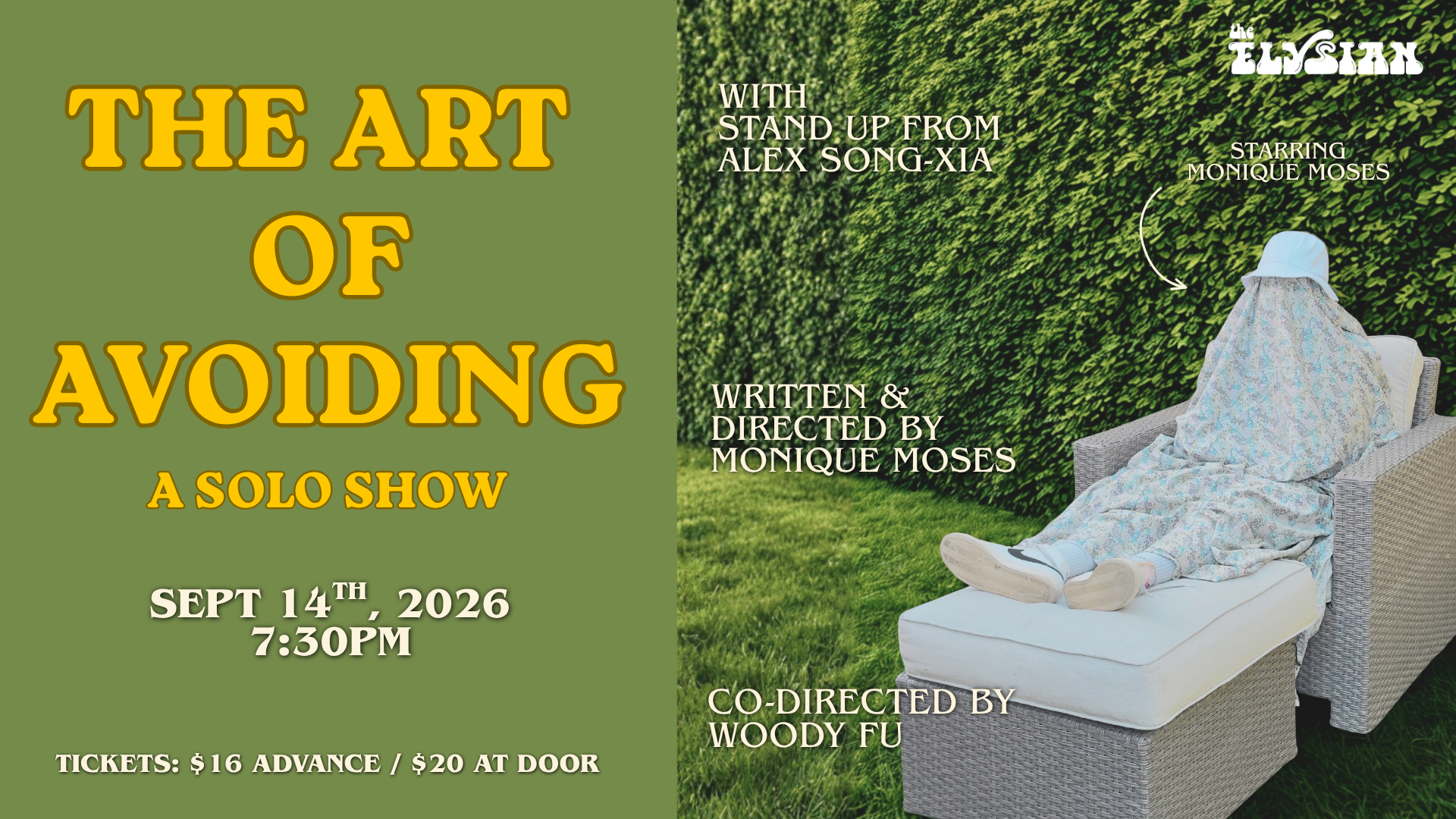 The Art of Avoiding :      A Solo Show