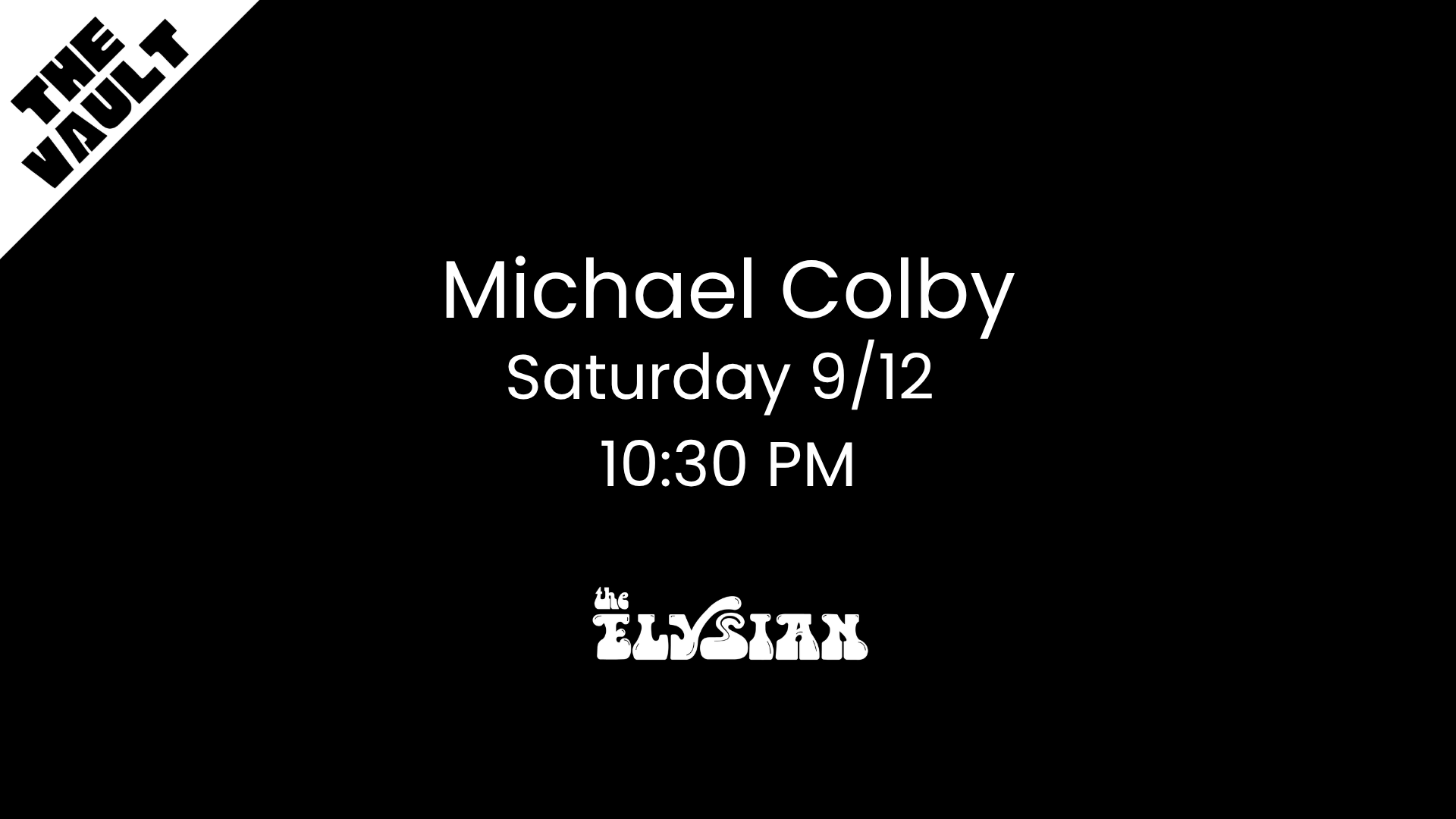 Michael Colby (The Vault)
