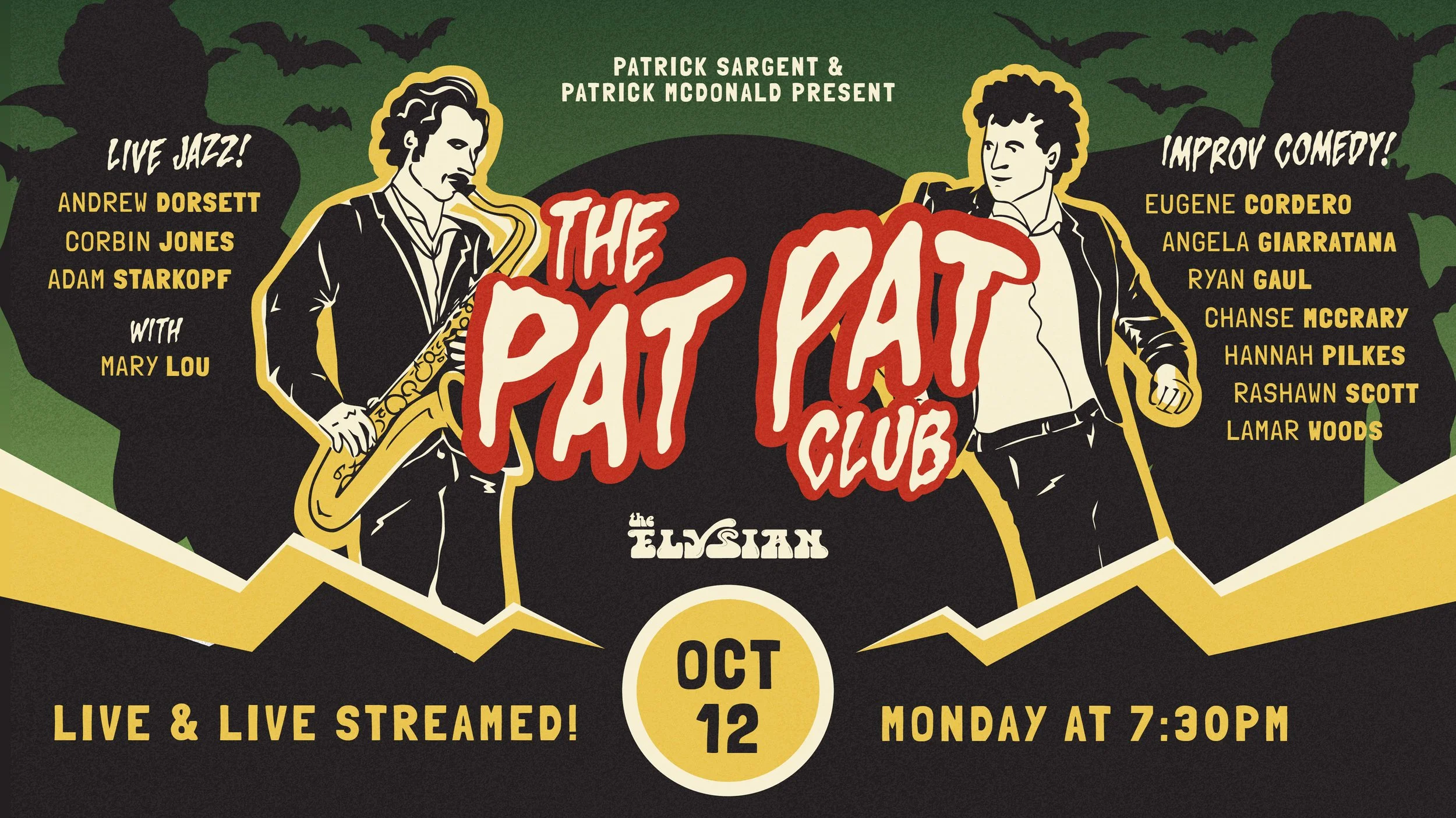 The Pat Pat Club (IN-PERSON &amp; LIVESTREAM)