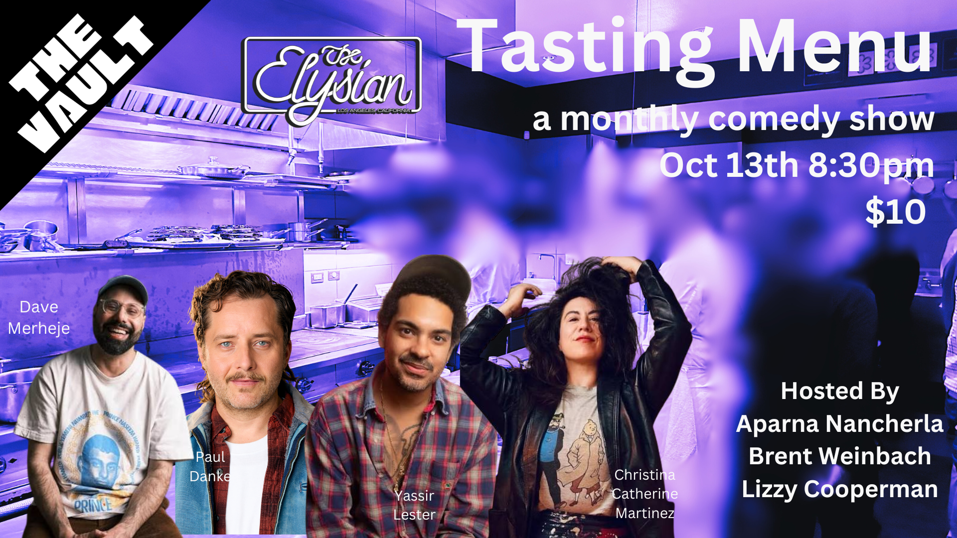 Tasting Menu Comedy (The Vault)