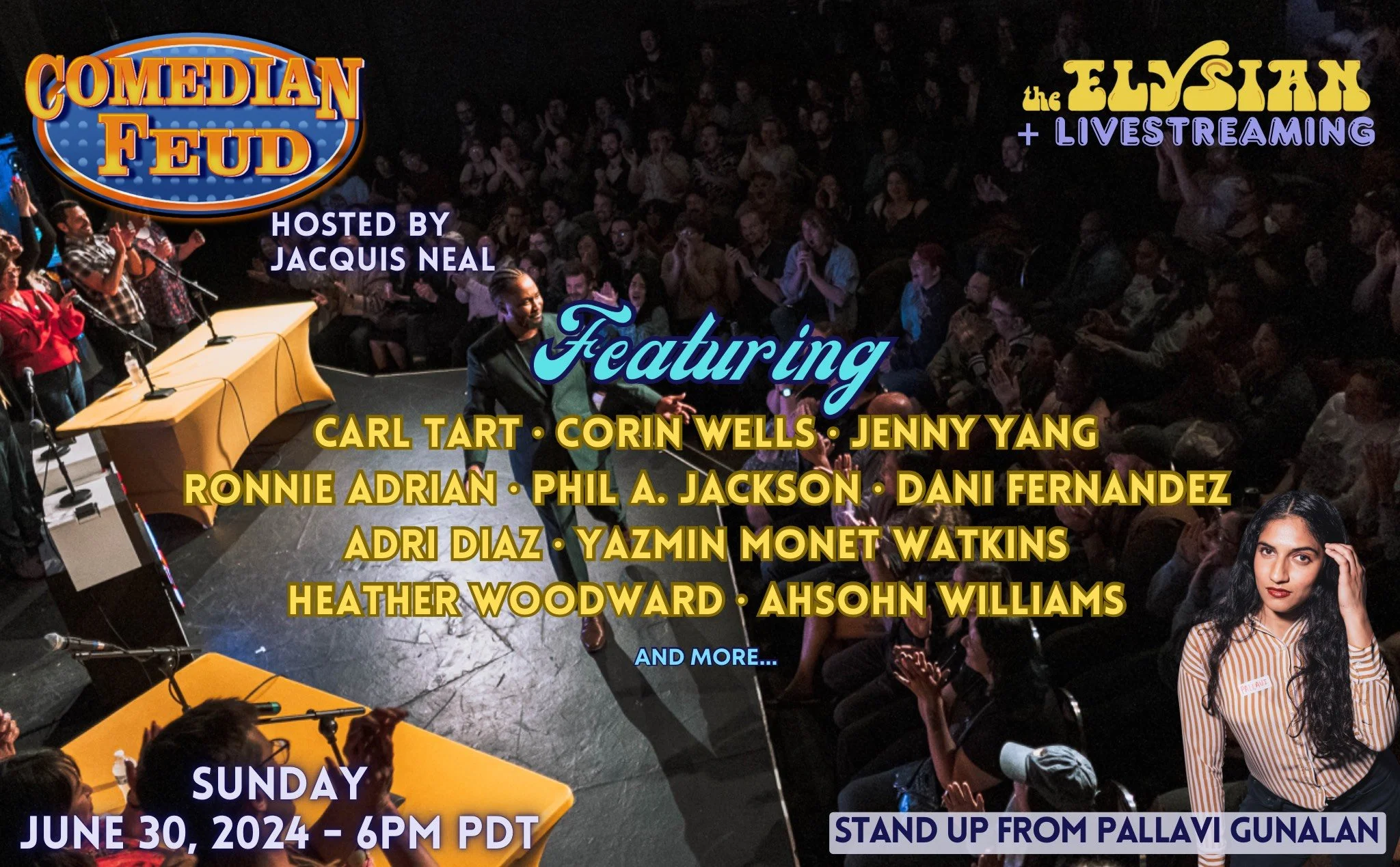 Comedian Feud (InPerson & Livestreamed) — The Elysian