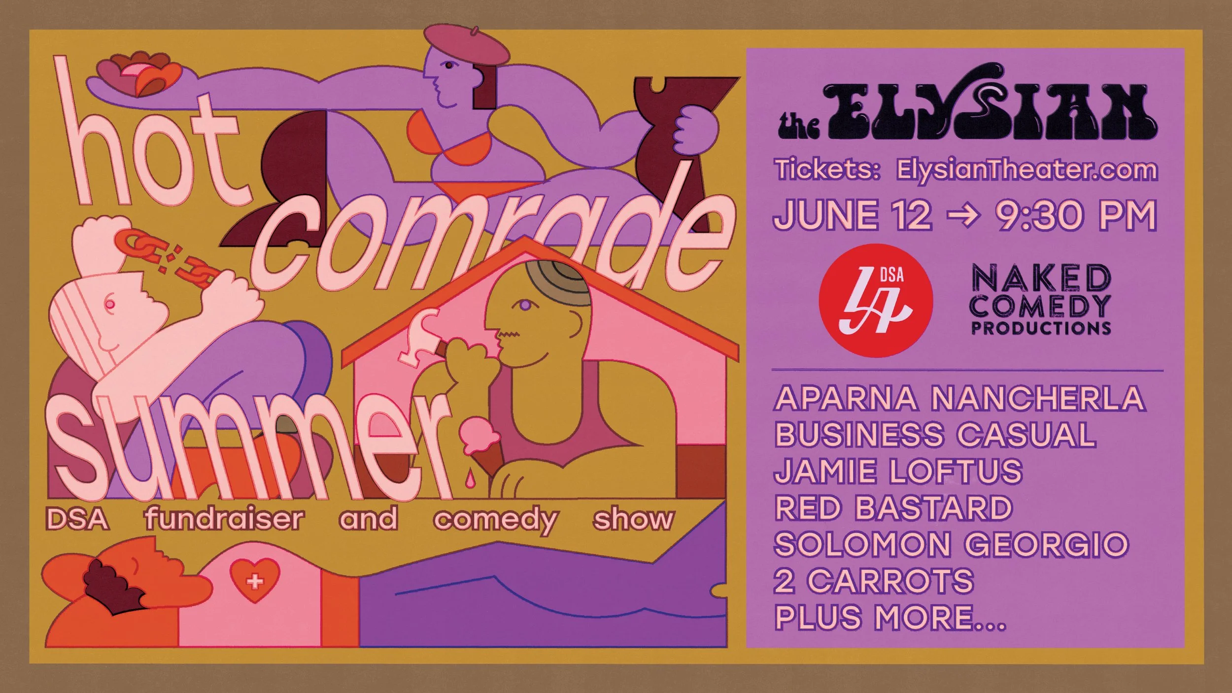 Hot Comrade Summer: DSA Fundraiser and Comedy Show
