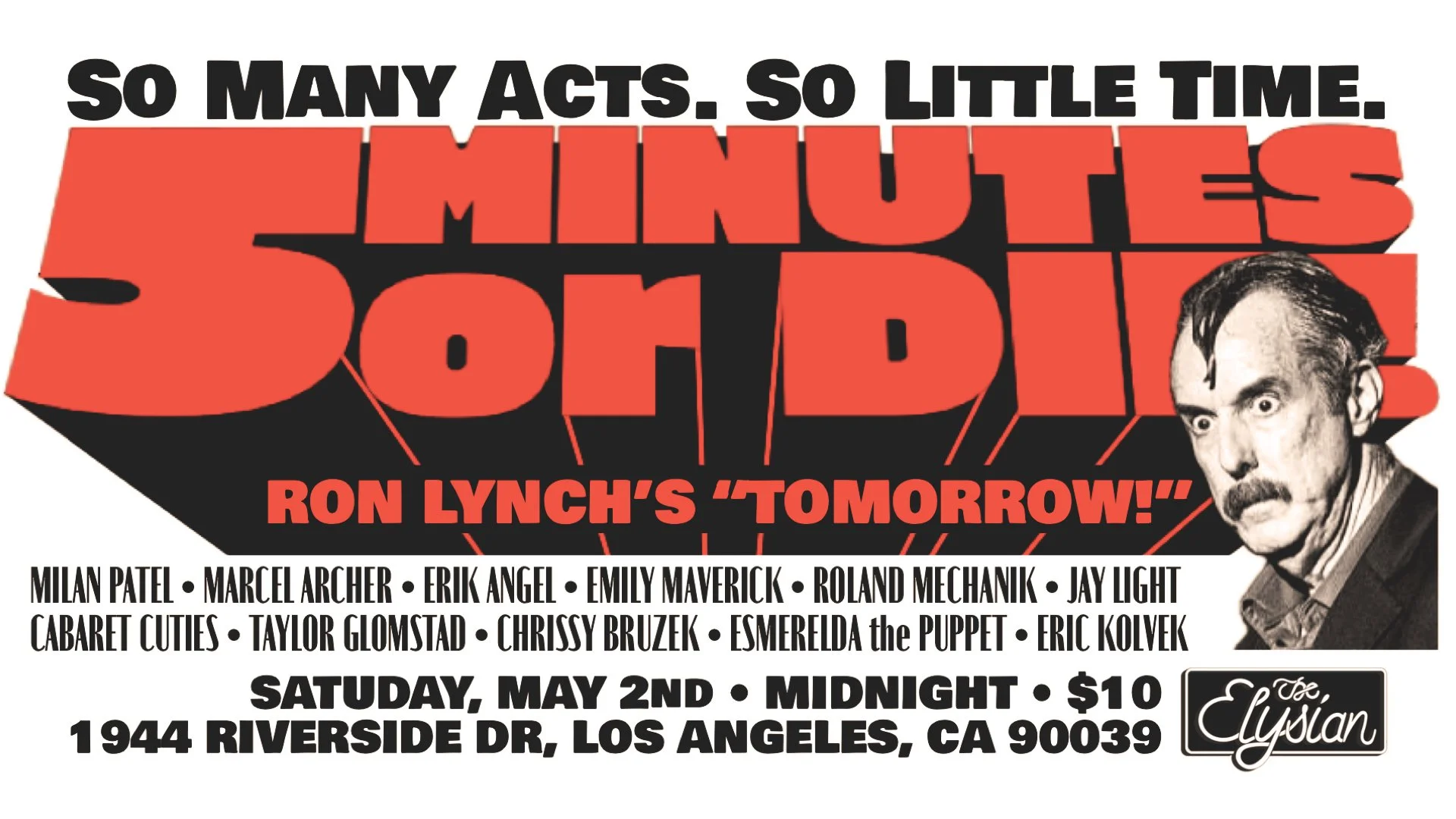 Tomorrow! w/ Ron Lynch 