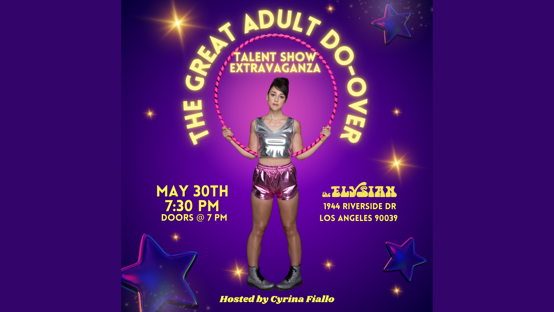 The Great Adult Do-Over Talent Show Extravaganza