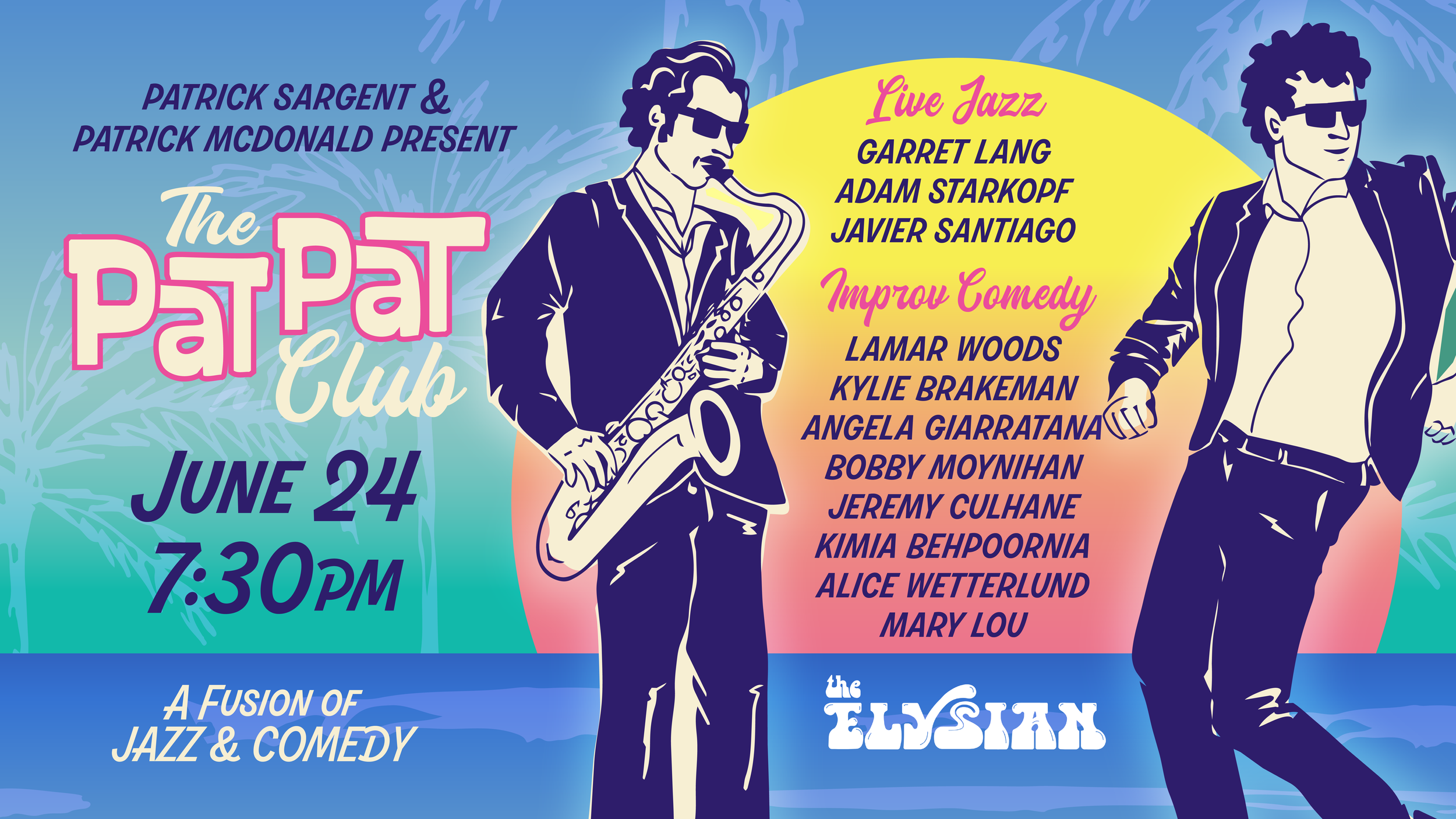 The Pat Pat Club (In-PERSON &amp; LIVESTREAM)