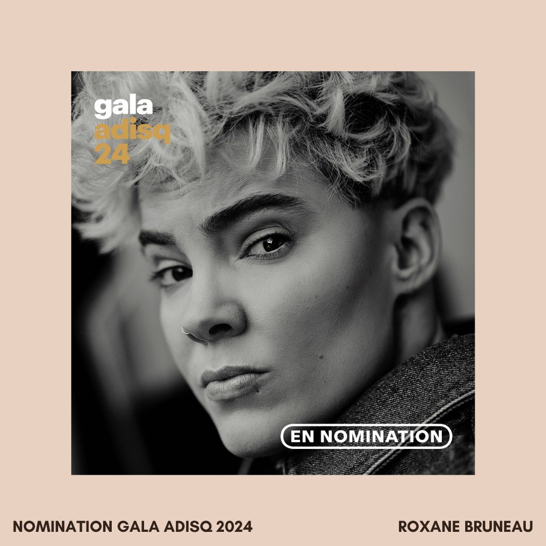 F&eacute;licitations aux artistes avec qui nous avons collabor&eacute; pour leurs nominations au Gala @adisq 2024!

@roxanebruneau 
- Album de l'ann&eacute;e Pop - Submerg&eacute;
- Album de l'ann&eacute;e Succ&egrave;s populaire - Submerg&eacute;
- 