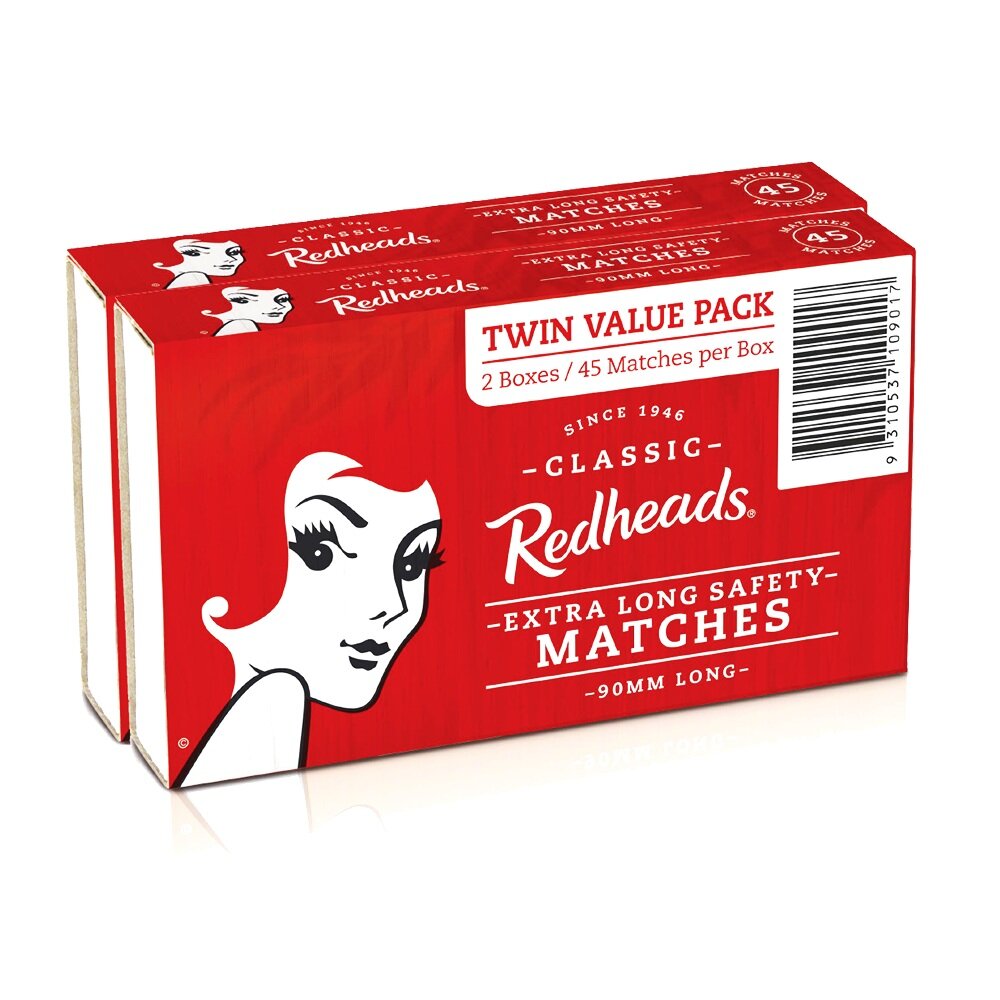 Redheads Extra Long Matches — Redheads