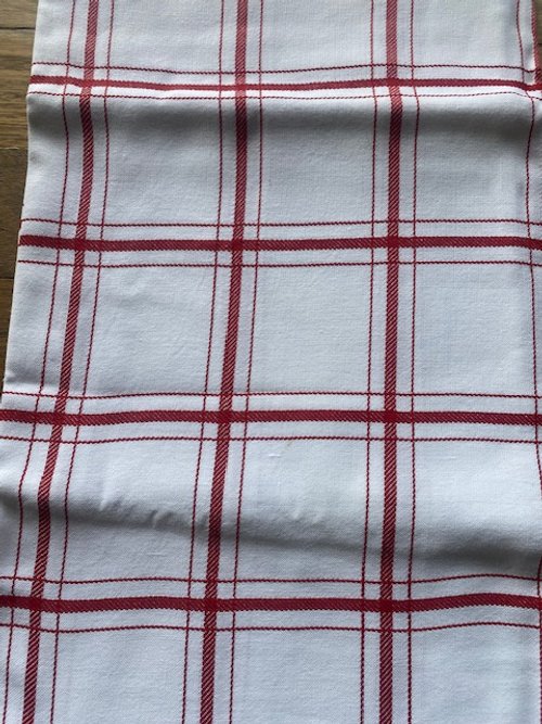 Vintage Tablecloth - Red/White Check