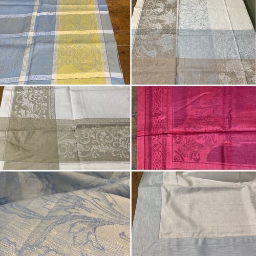 Portuguese Linen Tablecloths (Gingham Check) — eCasa Daylesford