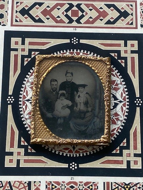 Antique Daguerreotype Family Photograph