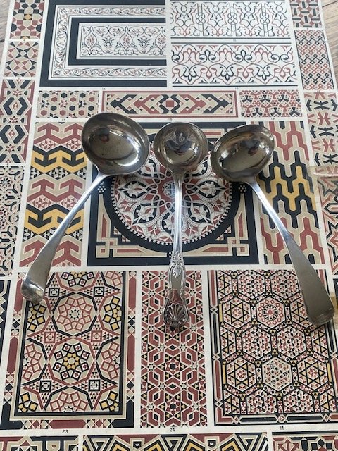 Vintage Silver Plate Sauce Ladles