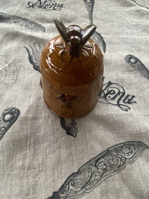 Vintage Ceramic Honey Pot