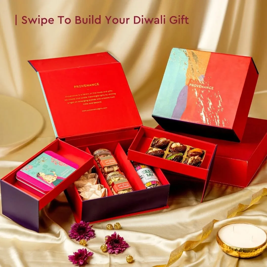 This Diwali, turn gifting into a celebration of thought and care. Curate your own gift box with our bestsellers and festive exclusives, selecting each treat, ribbon, and detail to create a gift that tells a story of warmth, joy, and togetherness.
Vi