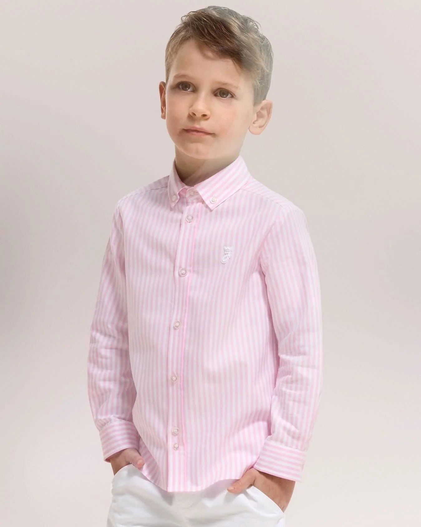 The perfect pick for their big day.​🎂
From the first slice of cake to the final present
unwrapped, this organic cotton Oxford shirt keeps your
little one stylish, comfortable, and celebration-ready.​

Explore dapper new arrivals in stores and online