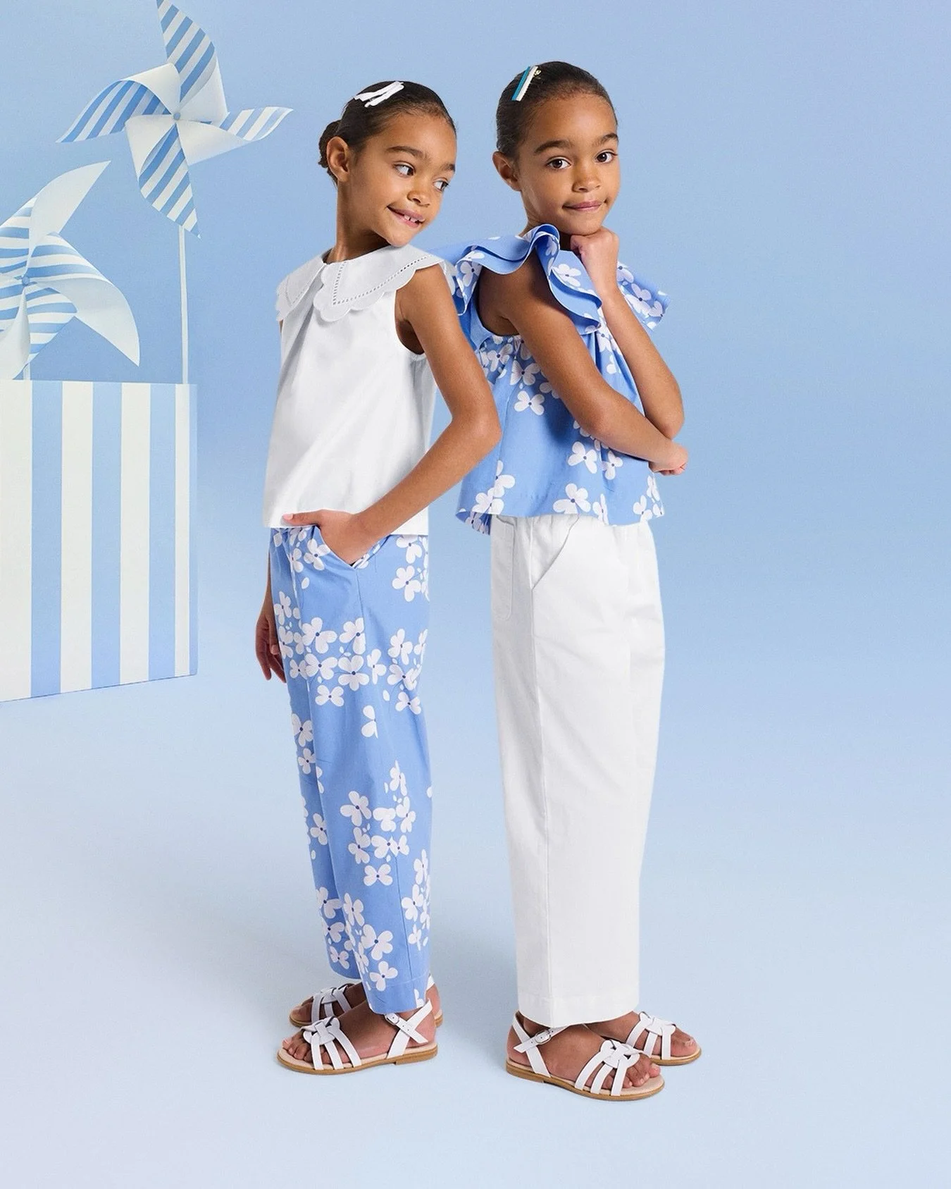 Fresh blues and crisp whites come together in perfectly coordinated summer silhouettes.​
​
Light, elegant, and made for sunlit days.​
​
Available in store and online.