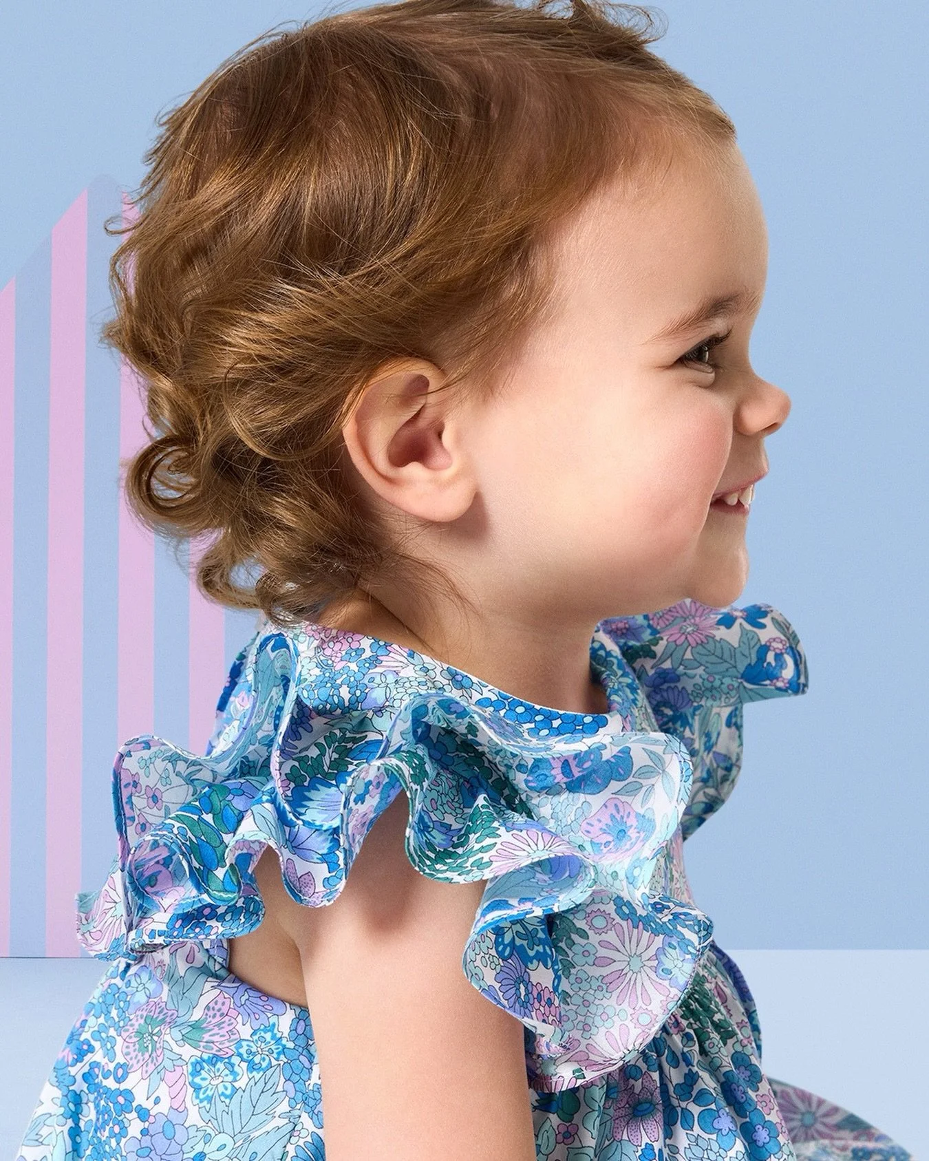 Colourful, refined, and made for the sunny season ahead.​
​
With ruffled sleeves, soft gathered volume and charming Liberty florals, this dress is a romantic summer favourite.​
​
Available in store and online.