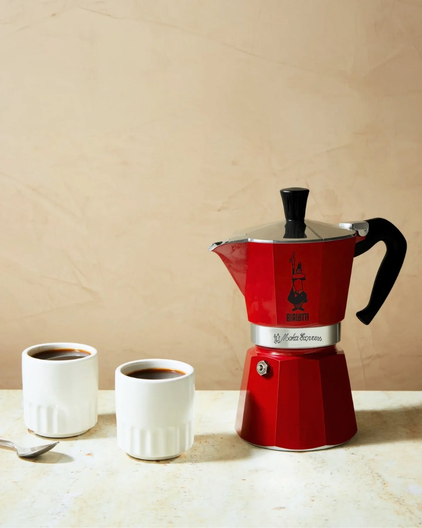A classic, unchanged through generations. ☕️

The Bialetti Moka Express brings the ritual of Italian coffee-making home,  a cup made to be savoured. Its iconic design and timeless craftsmanship continue to make every brew feel special.

Crafted in It