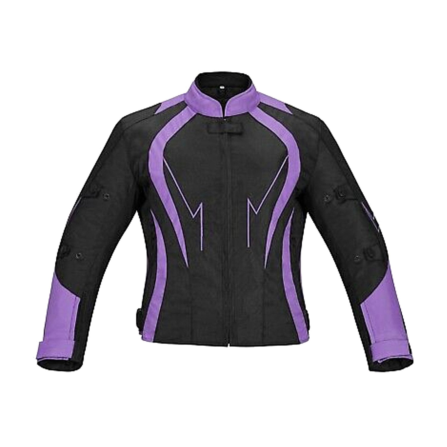 Purple Motorcycle Jacket Black And Purple Leather Jacket