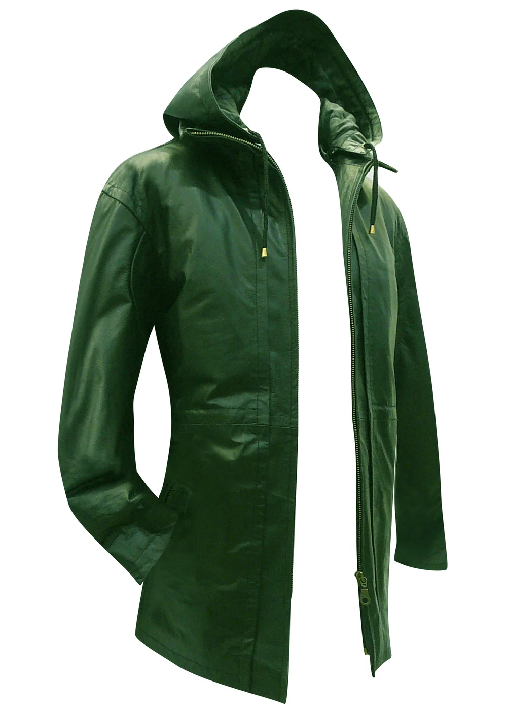 Arpelle Petersburg green leather coat Best green coat for men