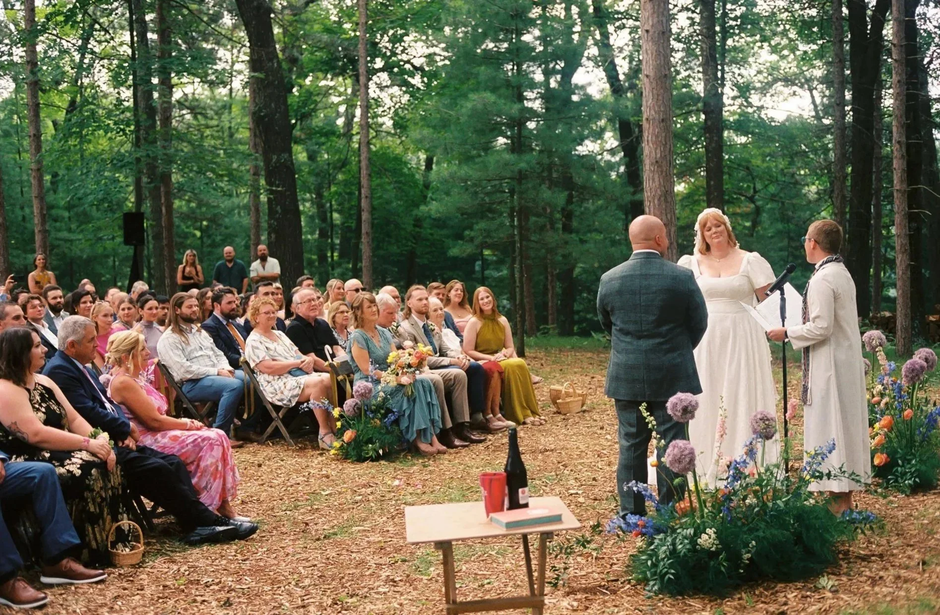 Kitschy Camp Wedding at Camp Elsewhere