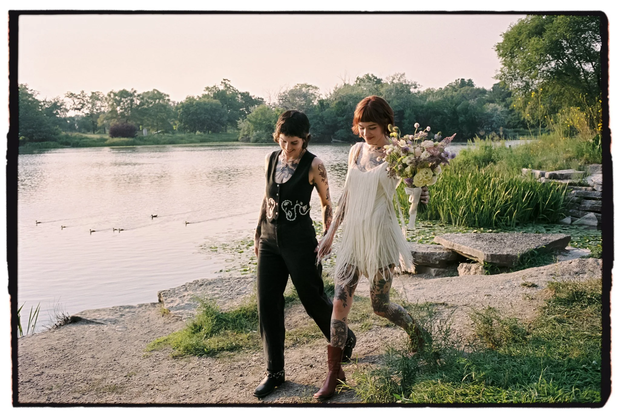 Humboldt Park in Chicago Engagement Session