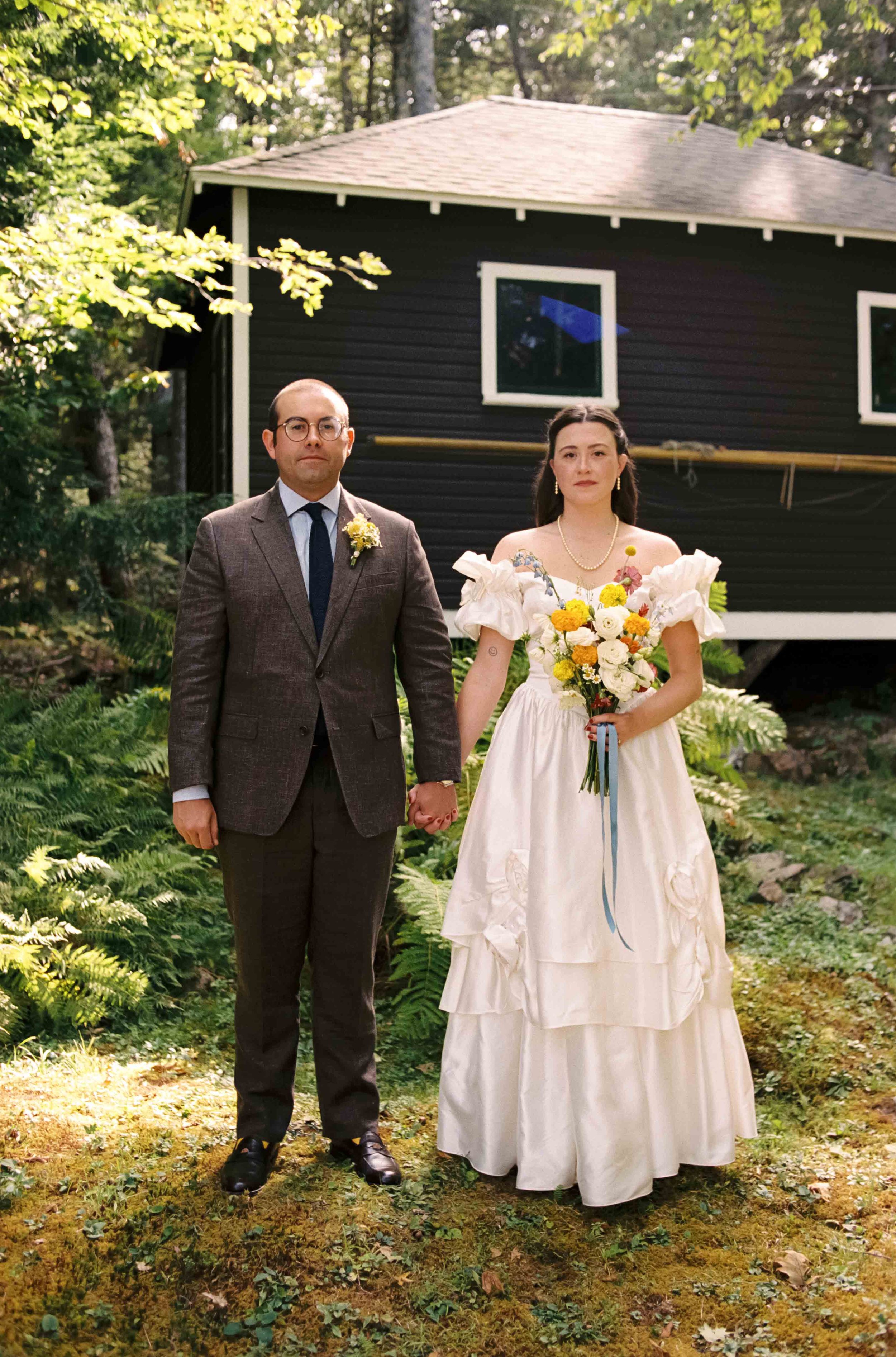 Classic couples portrait in Maine